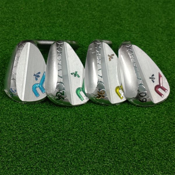 Nouveaux Clubs de Golf Little Bee Clubs de Golf cales colorées CCFORGÉES argent et noir 48 52 56 60 degrés