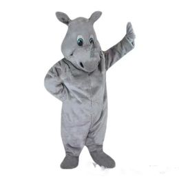 Tout nouveau personnage de Costume de mascotte de rhinocéros chaud pour adulte