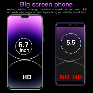 Gloednieuwe i14 Pro Max Android Mobiele Smartphone 5G Telefoons Originele 2023 Volledig Scherm 6.7 Inch 16GB + 1TB Versie Global Mobiele Telefoon