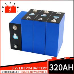 Gloednieuwe LifePo4 -batterij 320AH 310AH Hoge capaciteit 12V Lithium Ion Battery Diy 24V 48V LFP GOLF CART Batterijen voor boten RV EV