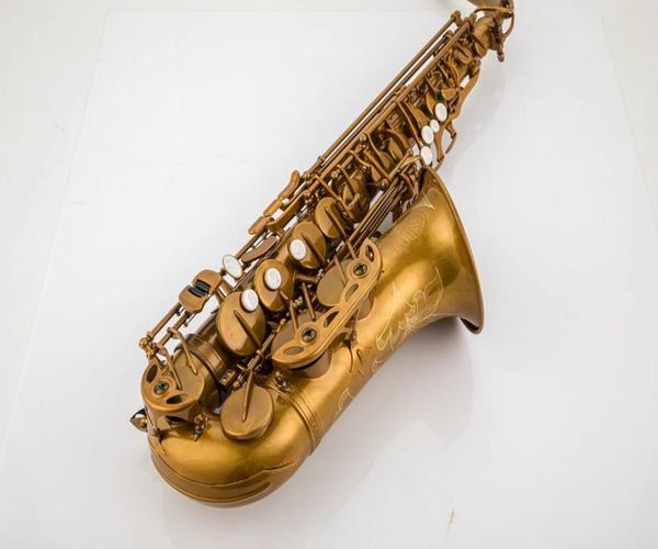 NUEVO Mark VI Alto Saxophone EB Tune Antique Copper Professional Instrumento musical con accesorios de casos3508999