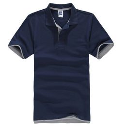 Brand New Hommes Polo Shirt Respirant Coton À Manches Courtes Polos Chemises Maillots Golftennis Plus La Taille XXXL Tee Shirt Tops