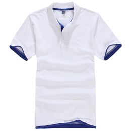 Brand New Hommes Polo Shirt Hommes Coton Chemise À Manches Courtes Sportspolo Maillots Golftennis Plus La Taille XS - 3XL Camisa Polos Homme 210401