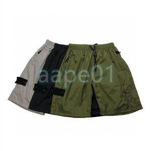 Diseñador Pantalones cortos para hombre Color sólido Casual Capris sueltos Moda de verano Pantalones de playa Pantalones cortos 3 colores Tamaño asiático M-2XL