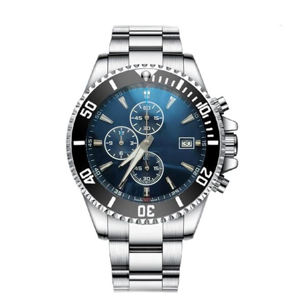 Nuevo reloj deportivo para hombre montre de luxe F1 Relojes de pulsera Movimiento de cuarzo japonés Cronógrafo Cara negra Hombres Diseñador Reloj de negocios 2698