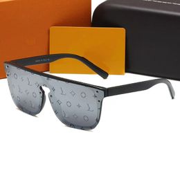 Brand New Heren zonnebril eyewear bril designer zonnebril luxe merk unisex reizen sunglass zwart grijs strand adumbral bloem lens europese zonnebril