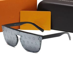 Brand New Mens lunettes de soleil lunettes lunettes lunettes de soleil designer marque de luxe unisexe voyage lunettes de soleil noir gris plage adumbral fleur lentille européenne lunettes de soleil