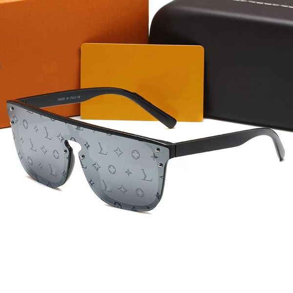 Brand New Mens lunettes de soleil lunettes lunettes lunettes de soleil designer marque de luxe unisexe voyage lunettes de soleil noir gris plage adumbral fleur lentille européenne lunettes de soleil