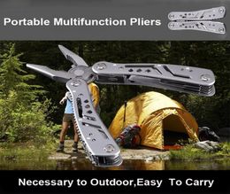 Nueva herramienta multifuncional de alicates de alicates de acero inoxidable con destornillador de cuchillo para campamento para el hogar Bicicleta al aire libre MULTO8683735