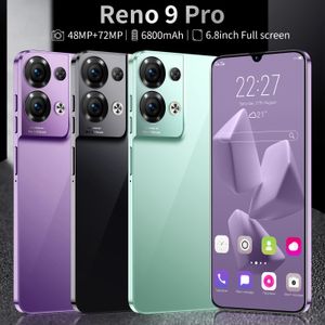 Tout nouveau Smartphone Original Reno9pro Ultra 6.7 pouces HD plein écran Face ID 16GB + 512GB téléphones mobiles Version mondiale 4G 5G téléphone portable