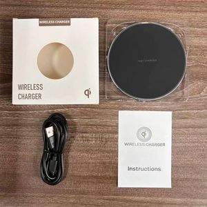 Charge rapide Qi chargeur sans fil 15W Charge sans fil rapide pour iphone téléphone portable Charge sans fil universelle