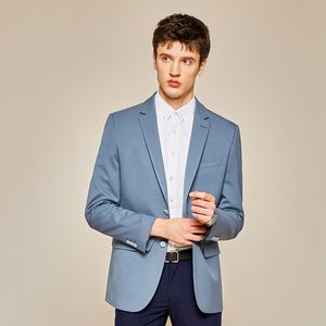 Tout nouveau smoking de mariage bleu ciel pour hommes, smoking de marié à revers, excellent blazer pour hommes, costume 2 pièces, veste de bal/dîner (veste + pantalon + cravate) 9