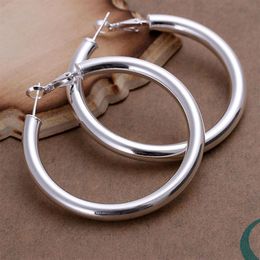 Nuevo anillo de soramimi chapado en plata esterlina de 5 MM DFMSE149 Pendientes colgantes de plata 925 para mujer, 10 pares por lote2122