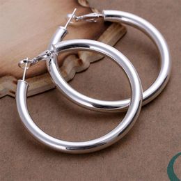 Gloednieuwe sterling verzilverde 5MM soramimi ring DFMSE149 dames 925 zilveren Dangle Kroonluchter oorbellen 10 paar veel2122