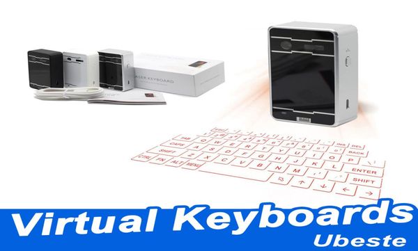 Tout nouveau clavier Bluetooth entier Keyboard de projection laser sans fil des claviers de projection virtuelle avec voix de souris F2630264