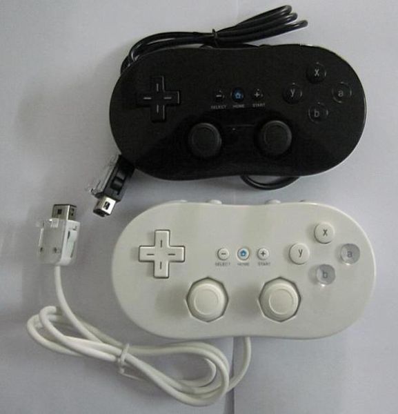 NOUVEAU GamePad filaire NES Wii Classic GamePad Vibration Gandage Game Player Player Gande Controller Joystick for NES Wii 1292869