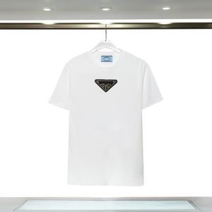 NOUVEAU FEMMES T-shirt de luxe Femmes Femmes hommes Chemises Classic Triangle Diamond INSERT COTTON 100% T-shirt T-shirt Summer Short Mancheve Taille S-3XL