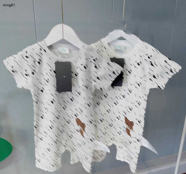 Monos de marca para recién nacidos, ropa para niños pequeños con patrón de osito lindo, talla 59-90, traje de gateo para bebés de diseño, mono de algodón para bebés, 24 de marzo