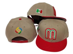 Marque plus récent mexique M lettre Snapback Hip Hop Casquette Gorras adulte chapeaux réglables pour hommes femmes casquettes de Baseball S-6