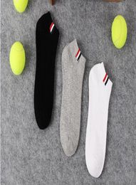 Merk nieuwste Spring Men039s Socks Boat Socks Pure Color Men Sports Sock Soft en Comfortabele Fine Seture NW0181805666