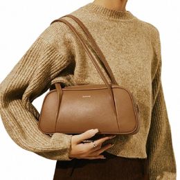 Marque originale conçue en cuir véritable femmes sacs à bandoulière élégant Bost sac à main en cuir véritable grande capacité Busin # 3074 M3qh #