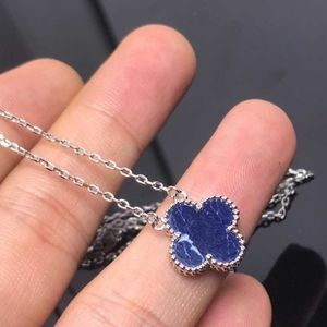 Merk originaliteit van klaver ketting vrouwelijk v goud hoge versie tien bloemen lucky gras kraag ketting verdikt vergulde 18k sieraden