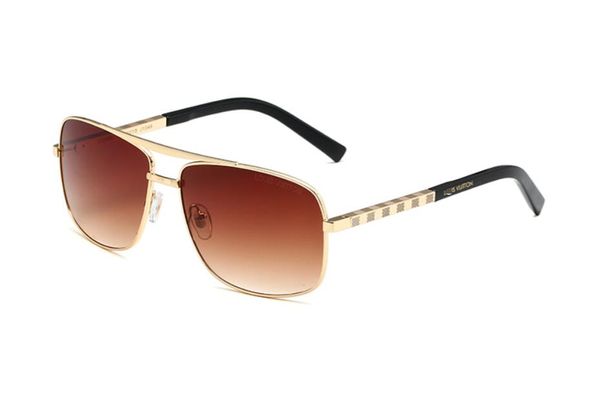 Outlet de marca Diseñadores Gafas de sol Clásico original para hombres Mujeres Anti-UV400 Lentes polarizadas Conducción Viajes Playa Moda Lujo Sol Glass0285