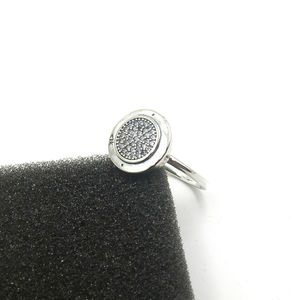 925 Sterling Silver CZ Diamond PAN RING avec boîte d'origine pour Pandora Womens Rings Fashion Wedding Ring Gift Jewelry