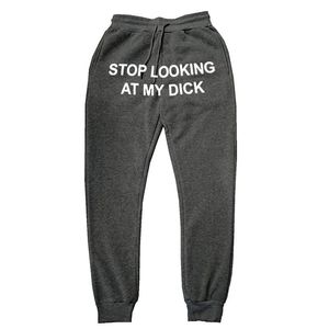 Merkbroeken Heren Dames Joggers Joggingbroeken Baggy Pant Stop met kijken naar mijn lul Joggingbroeken Cargobroek Hip Hop Print Hoge taille broeken Street chic Hippie Heren 7159