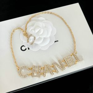 Merk Hanger Designer voor Vrouwen Chain Sier Vergulde Ketting Sieraden Accessoires Familie Verjaardagscadeau