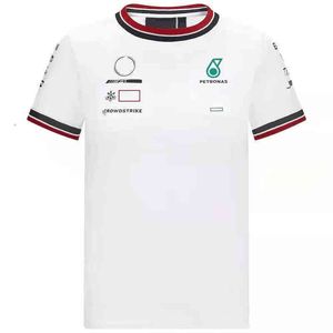 Merk Petronas Luxe Mercedes heren t-shirts Amg F1 Lewis Hamilton Benz T-shirts Formule 1 Polo Pit Grand Prix motorfiets snel droog rijden SJ1Dmy