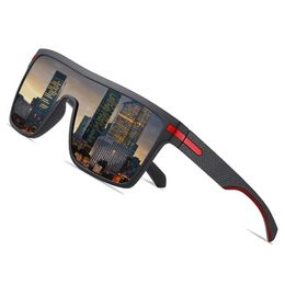 Marque lunettes de soleil polarisées hommes mode surdimensionné cadre Flexible carré mâle lunettes de soleil pour lunettes de conduite Zonnebril Heren 220317159s