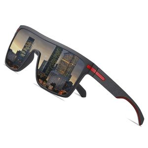 Marque lunettes de soleil polarisées hommes mode surdimensionné cadre flexible carré mâle lunettes de soleil pour lunettes de conduite Zonnebril Heren 220311270m