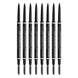 Marque Professionnel Maquillage Micro Brow Crayon Crayon Mirco Pour Les Sourcils 7 Couleur Taupe Chocolat Noir Cool Ash Brown Sourcils Pen 0.09g LL