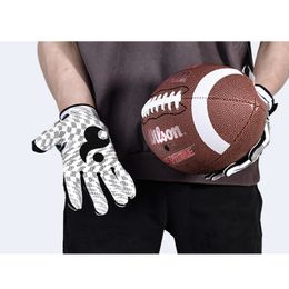 Gratis verzending, merkkwaliteit ol dl handschoen, pro american football handschoenen, aanpassen handschoenen, volledige vingers.Goalkeeper Sticky LJ200923