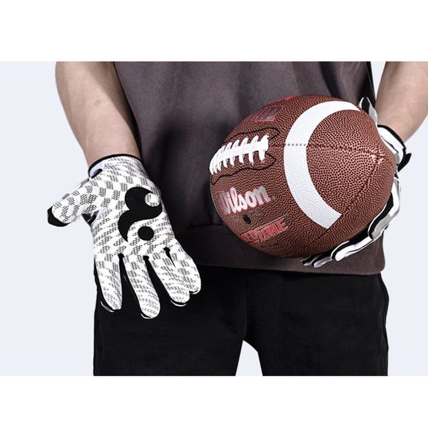 Livraison gratuite, gant OL DL de qualité de marque, gants de football américain pro, gants personnalisés, doigts complets. gardien de but collant LJ200923
