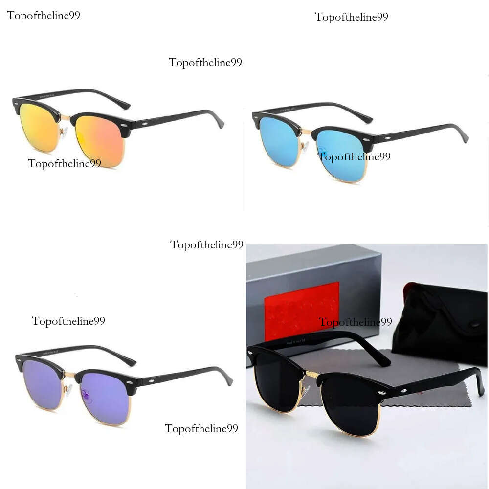 RAYS RAYS SUNGLS SUNGLASS Designer clássico de óculos polarizados homens Mulheres piloto Ray Óculos de sol Edição original