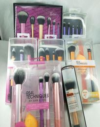 Marque de maquillage réel du kit de démarrage kit de démarrage en poudre SAM039S Picks Blush Foundation Flat Cream Brushes Set7198561