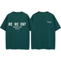 Marque Représente Mode Lettre Coton Designer T-shirt Femmes Hommes Représentant Tshirt Vêtements Anime Representhoodie d6