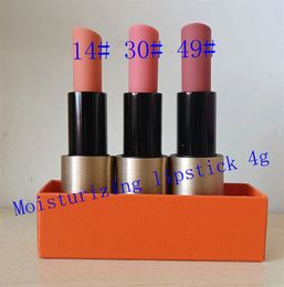 Merk steeg een lippenstiften gemaakt in Itali￫ natuurroze lipverbeteraar roze serie #14 #30 #49 kleuren lipstick 4g gratis verzending