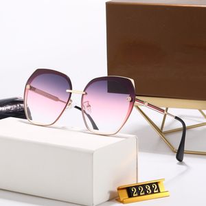 Merk Round Classic Design Zonnebril van Vrouwen Eyewear Metal Gold Frame Bril Mensen Mirror Glass Lens Sunglass