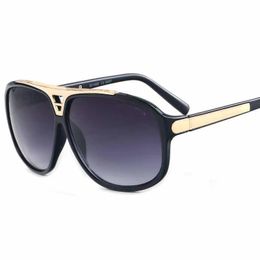 Merk S Unglasses Evidence Sunglasses Designer Glass Es Eyewear Mens Womens Gepolijste Zwarte Zonnebril Komt met Box Case