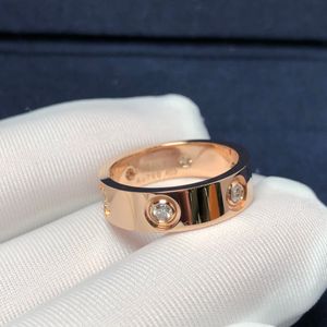 Designer ringScrew Diamond Ring Luxe 18k or et argent anneaux pour femmes bague en or bague de mariage bague d'amour bague de fiançailles