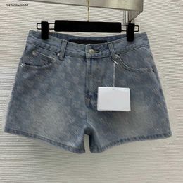 Merkshorts Dames Jeans Designerbroeken Mode LOGO dames Casual Sport denim shorts met middelhoge taille 11 maart