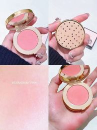 Merk Zijdeachtige Blush Poeder 4 Kleuren Rose Tender Abrikoos Stralend Roze Helder Coralmakeup Palette 55G Fard A Joues Poudre 231229