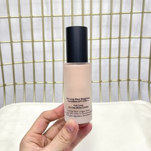 Brand Skin Long Wear Weightless Foundation Cobertura completa Sin aceite Control de brillo SPF15 Maquillaje Cosméticos 30ml Cobertura completa Ligero Rostro Impecable Oculto