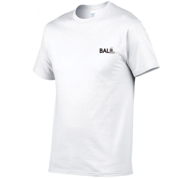 Brand Couleur solide T-shirt Mens noir et blanc 100 coton Tshirts Summer Skateboard Tee Boy Skate Tshirt Tops1314014