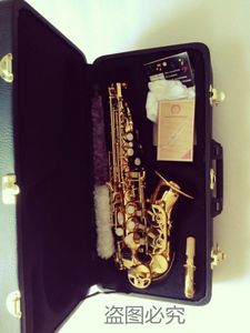 Saxophone soprano de marque Tom BB saxophone soprano incurvé de Bcreated instrument de musique Saxophone Sax pour enfants et étui rigide gratuit