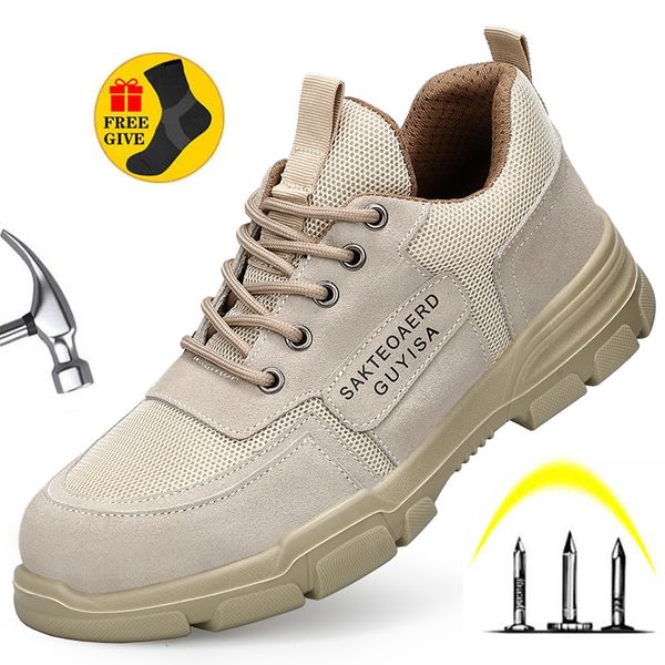 Zapatos de trabajo deportivos de marca, zapatos de seguridad para oficina, calidad confiable, excelente calidad, antigolpes, antiperforación, resistentes al agua, antideslizantes