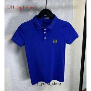 Merk steenjack polos zomer klassiek vast gemerceriseerd katoenen poloshirt heren met korte mouw t-shirt casual veelzijdige top 7312